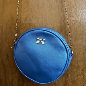 Elegant Blue Round Women's Bag